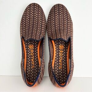 Rothy’s The Loafer Walnut Tweed Merino Retired Limited‎ Edition Flats Size 9.5